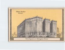 Postcard Hotel Statler Park Square at Arlington Street Boston Massachusetts USA picture