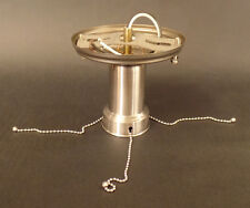Steel Bead Chain Ceiling Light Fixture Hardware Set For 3 Hole Glass Shade #510S picture