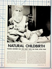 1950s LIFE Magazine Article Natural Childbirth New Haven CT Baby Karen Barnes picture