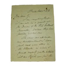 Oliver Wendell Holmes Sr. ALS 1876 Boston Atlantic Monthly Literary Content... picture