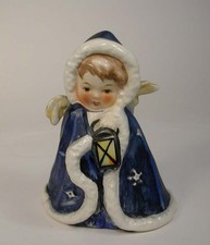 Vintage 1958 Goebel Angel with Lantern Blue Cloak #Rob 412 West Germany picture