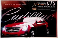 2008 Cadillac CTS Motor Trend Car of Year Original Magazine Ad Ephemera picture