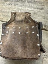 Vintage A.E. Burgess Leather Co. Heavy Duty Lineman Electrician Tool Pouch picture