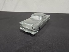 RARE VINTAGE BANTHRICO 1956 CHEVY CAST METAL PROMO CAR BANK 1974 BEL AIR COUPE picture