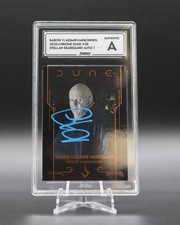 2023 Topps Chrome Dune Baron Harkonnen signed by Stellan Skarsgard SWAU picture