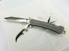 Rare VTG Soviet  Folding Knife Sturgeon   Zarja  Multitool  USSR 1970s New picture