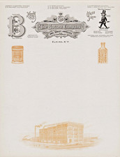 THE BACORN COMPANY - 1917 letterhead  Old Doc Forkola - beauty products Elmira picture