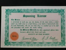 Vintage 1941 Gag Gift Card 