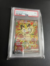 Meowth ex 114/080 PSA 9 MINT Japanese SAR Full Art Pokemon Card Rare picture