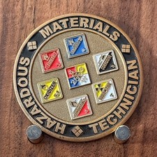 Birmingham Fire Rescue Hazardous Materials Tech Challenge Coin  1#49 picture