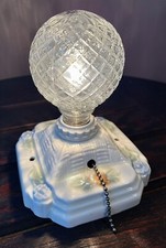 Antique Basket Weave Porcelain Wall Mount Dainty Petite Light Sconce Fixture Vtg picture