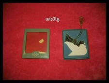 Vintage 1995 Lenox Fine Ivory China Gold Christmas Tree Gifts Sleigh Ornament picture