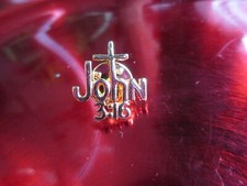 3 - JOHN 3:16 Lapel or Hat Pins picture