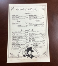 Vintage Dinner Menu