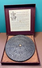 Scottish Miniature Targe Leather Shield Handmade Eddergoll Macdonald Clan picture