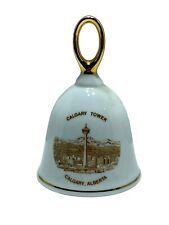 Vintage Alberta Calgary Wild Rose Calgary Tower souvenir Bell  picture