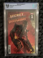 Secret Invasion #1 Gabriele Dell'Otto Variant (Marvel Comics, 2023) CBCS 9.8 WP picture