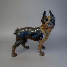 Antique Cast Iron French Bulldog Doorstop 10