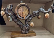 Vintage French Oak Miniature Wine Barrel grapevine Root 6 Cups P Foulon MOF 1955 picture