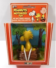 Vintage Aviva Peanuts Woodstock in Nest, Friction Toy, New in Box  Sweet  picture