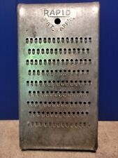 Vintage Metal Rapid Grater Shredder Farmhouse Shabby Chic See Pictures  picture