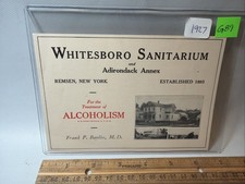 Atq 1927 Whitesboro Sanitarium Insane Asylum Remsen New York AD Picture Doctor picture