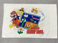 Vtg 1988 Nintendo Super Mario Bros Zelda 1 Pillow Case NES 80s Video Games picture