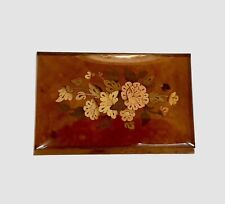 Inlay Music Jewelry Box “Chariots of Fire” Made In Italy Works 7” X 4,5” Flaw picture