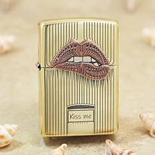 Zippo Lighter 254B lip picture