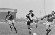 English footballer Alan Kennedy of Newcastle United FC at a match - Old Photo picture