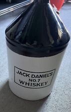 Jack Daniel's No. 7 WHISKEY Stoneware Jug Crock One Gallon Cork Vintage picture