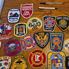 Lot of Firefighting & Rescue Patches Collectible United States picture