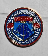RIMPAC 2016 25th RIMPAC Hawaiian Islands Navy Challenge Coin picture