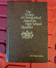 Society of Distinguished American High School Students Membership Registry Book picture