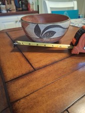Antique ZIA ? PUEBLO Native American Handcrafted Southwestern Pottery Bowl picture