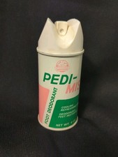 Vintage Stanhome Pedi-Mist Foot Deodorant Spray 4 Oz Can Empty Tin Westfield MA picture