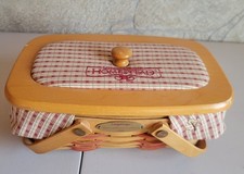Longaberger 2000  Woven Memories 2000 Protector, Unique Lid with matching liner picture