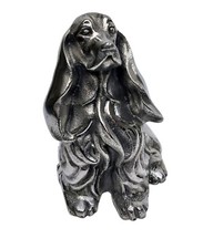 Metal Dog Spaniel Statue Figurine picture