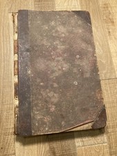 Antique 1870s Justice of the Peace Docket Book Handwritten Court Ledger Index  picture