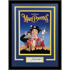 Julie Andrews Autographed Mary Poppins 8x12 Movie Poster Deluxe Framed Piece - J picture