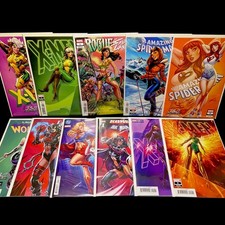Marvel J Scott Campbell JSC Variant Lot 11 Rogue Mary Jane Psylocke Gwenpool NM picture