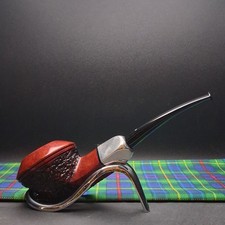 RESTORED Caminetto 8-L-14 Hand Made Cucciago Italy Partially Rusticated Bulldog picture
