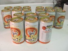 1 - 6 pk. Hu Dey Bengals AFC Champs Superbowl XXIII Hudepohl Beer Cans 1989 picture