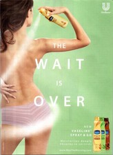2013 • Vaseline Body Spray • Print Ad • 2010s topless panties Fashion •iA.50 picture