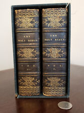 RARE Antique 1811 Holy Bible in 2 Volumes, Edinburgh: Printed by Blair and Bruce picture