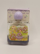 Vintage Avon Lilac Lace Cologne Little Girls Perfume 1980's Purple Cap picture