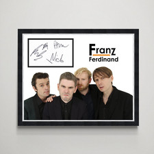 Franz Ferdinand - Indie Band Fully Signed Authentic Autograph Framed Display picture