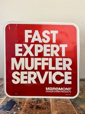 Vintage 1980’s Maremont Exhaust System Products Fast Expert Muffler Service Sign picture