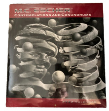 M.C. Escher Contemplations and Conundrums 2002 Calendar Rare NEW picture
