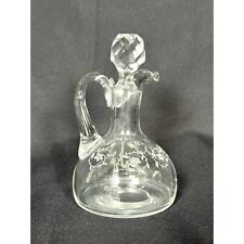 Fostoria Antique 1920's Etch 212 Crystal Cruet-Extremely Rare Find picture